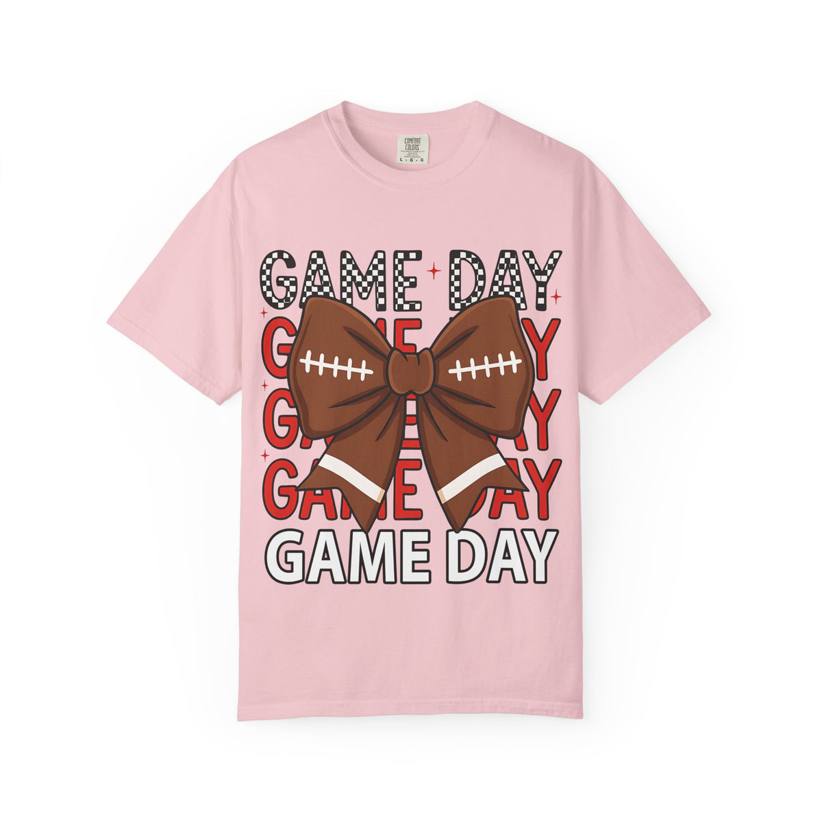 Game Day Football Bow T-Shirt