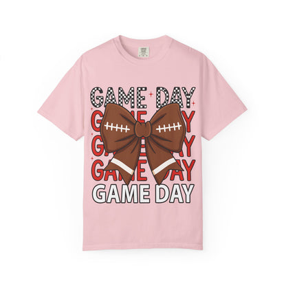 Game Day Football Bow T-Shirt