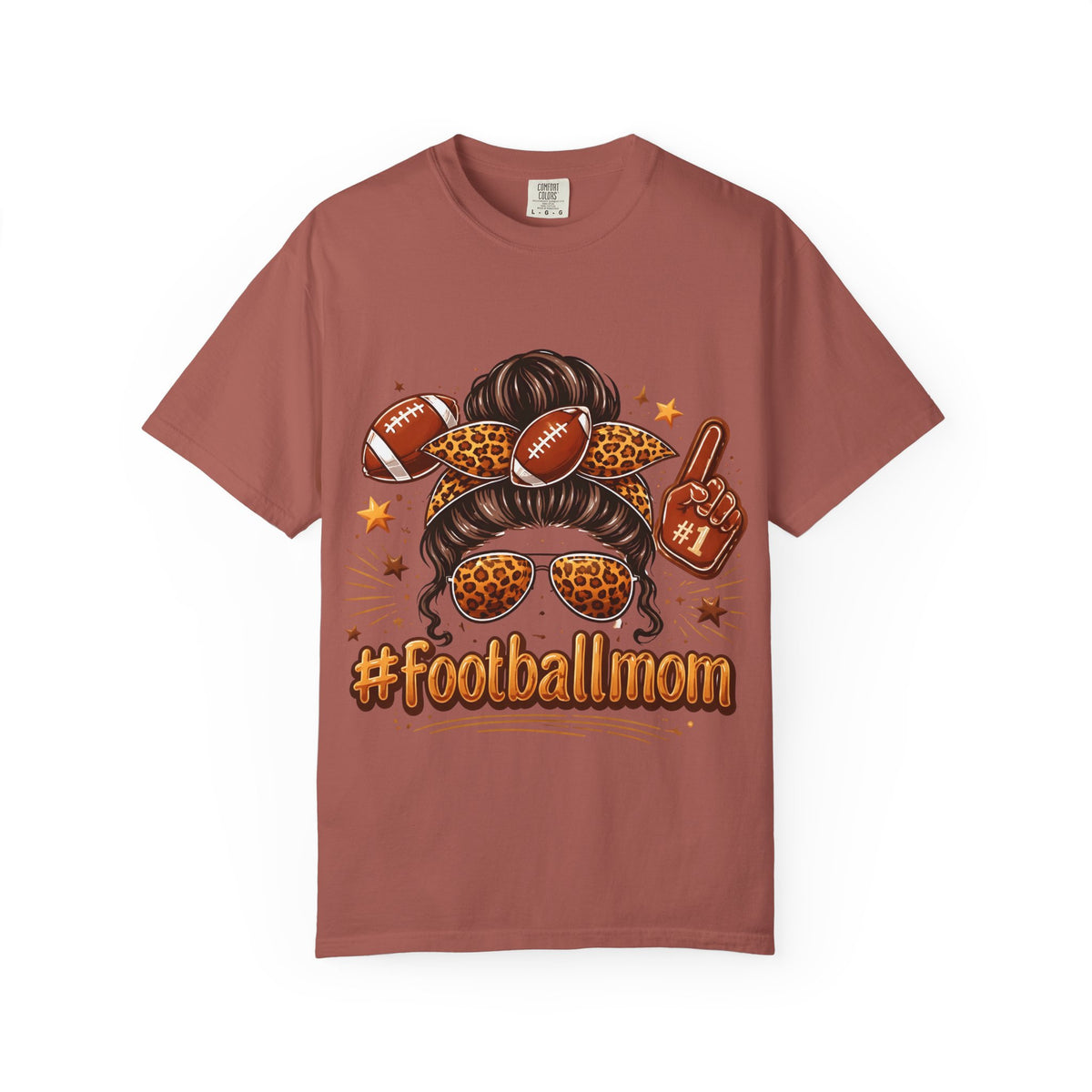 Football Mom T-Shirt — #FootballMom Graphic Tee for Game Day