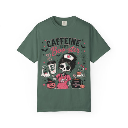 Caffeine Is My Boo-ster Halloween T-Shirt