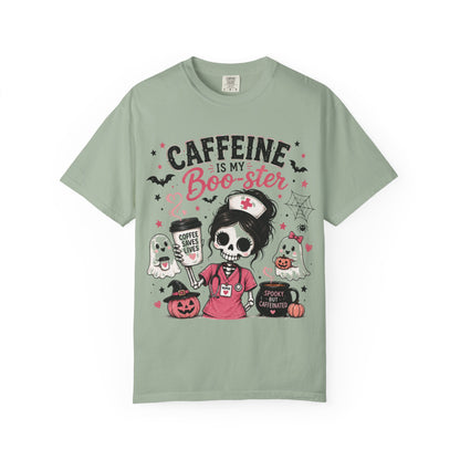 Caffeine Is My Boo-ster Halloween T-Shirt