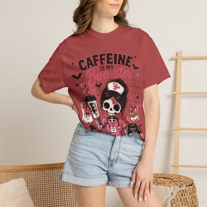 Caffeine Is My Boo-ster Halloween T-Shirt