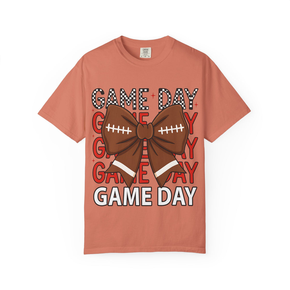 Game Day Football Bow T-Shirt