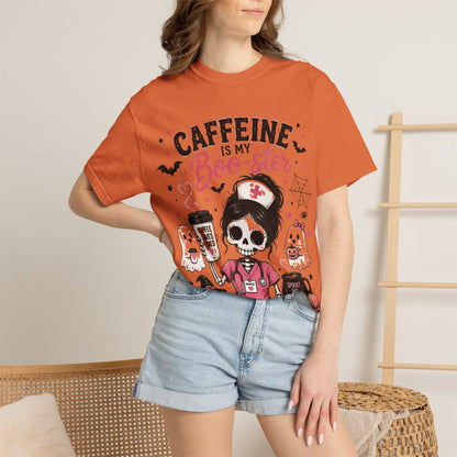 Caffeine Is My Boo-ster Halloween T-Shirt
