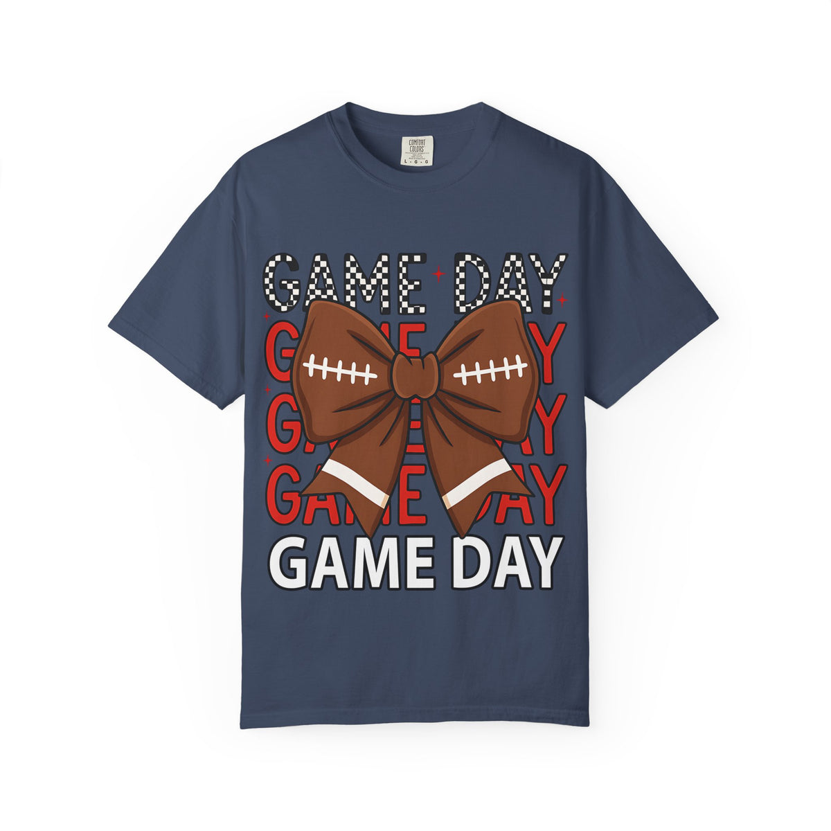 Game Day Football Bow T-Shirt