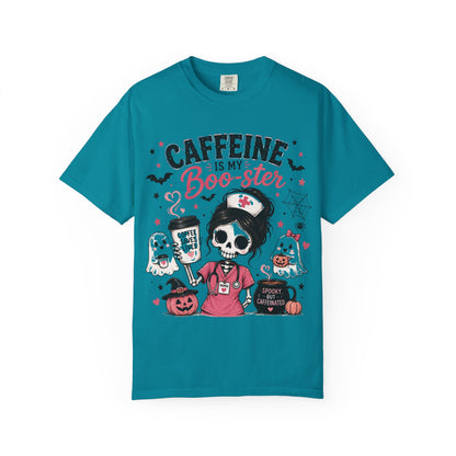 Caffeine Is My Boo-ster Halloween T-Shirt