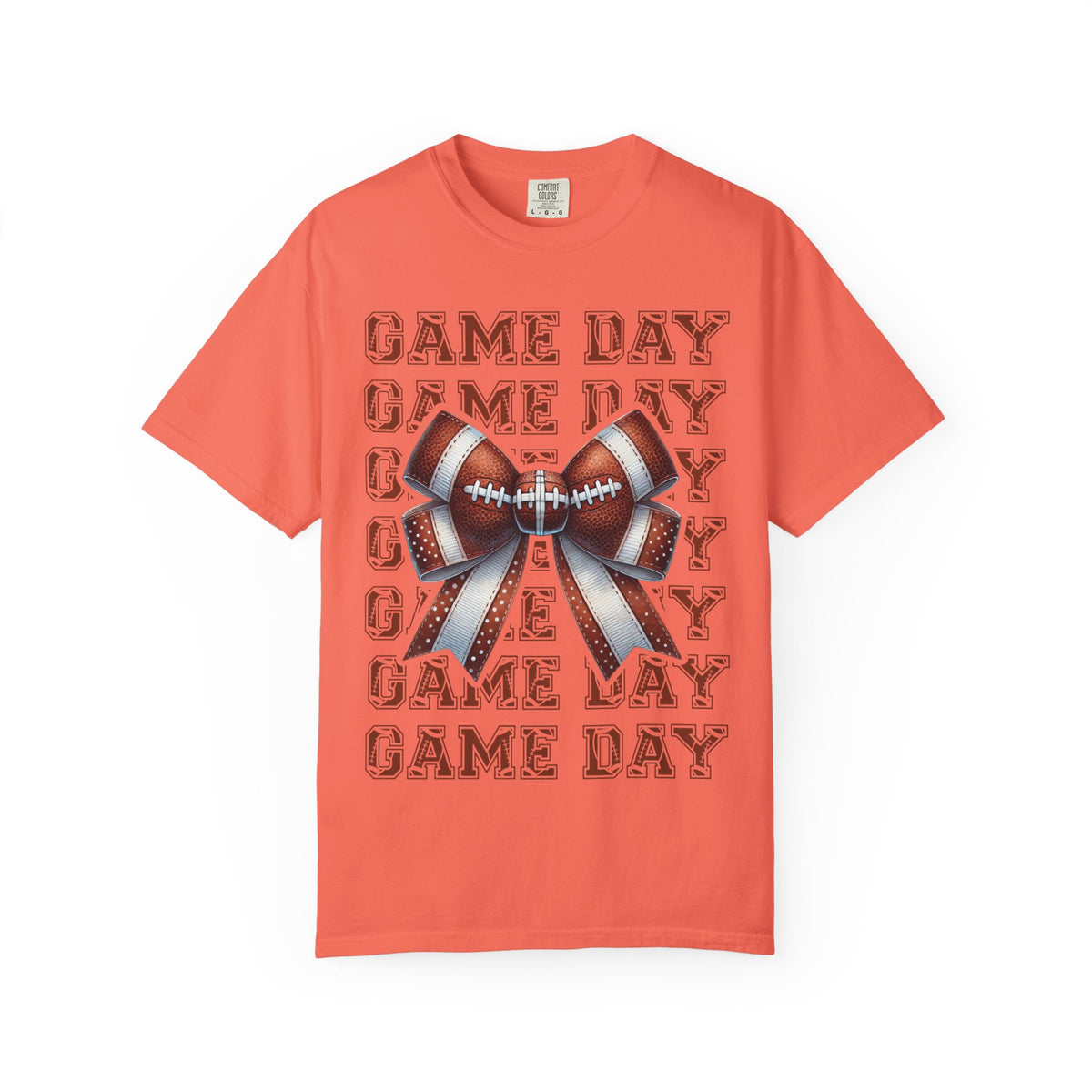 Game Day Football Bow T-Shirt