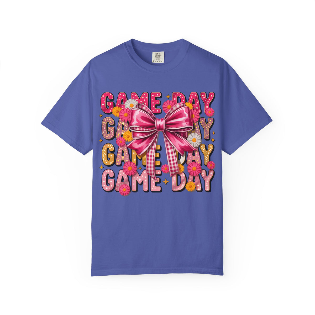 Game Day T-Shirt — Pink Bow Cheer Graphic Tee