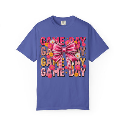Game Day T-Shirt — Pink Bow Cheer Graphic Tee