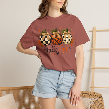 Hello Fall Pumpkin T-Shirt
