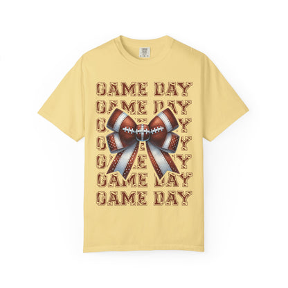 Game Day Football Bow T-Shirt
