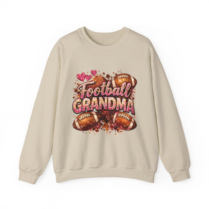 Football Grandma Sweatshirt – Cozy Crewneck for Proud Grandmothers