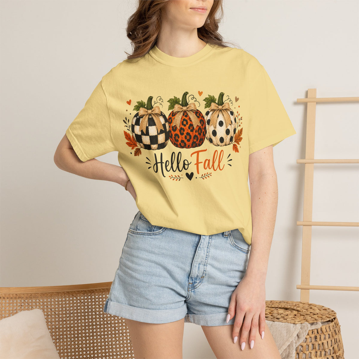 Hello Fall Pumpkin T-Shirt