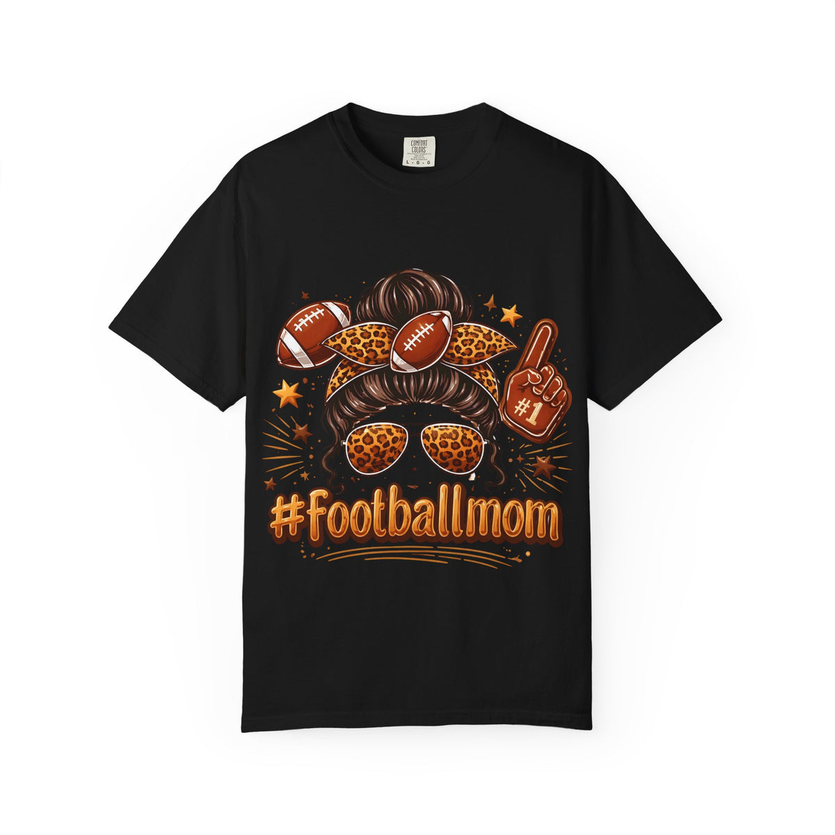 Football Mom T-Shirt — #FootballMom Graphic Tee for Game Day