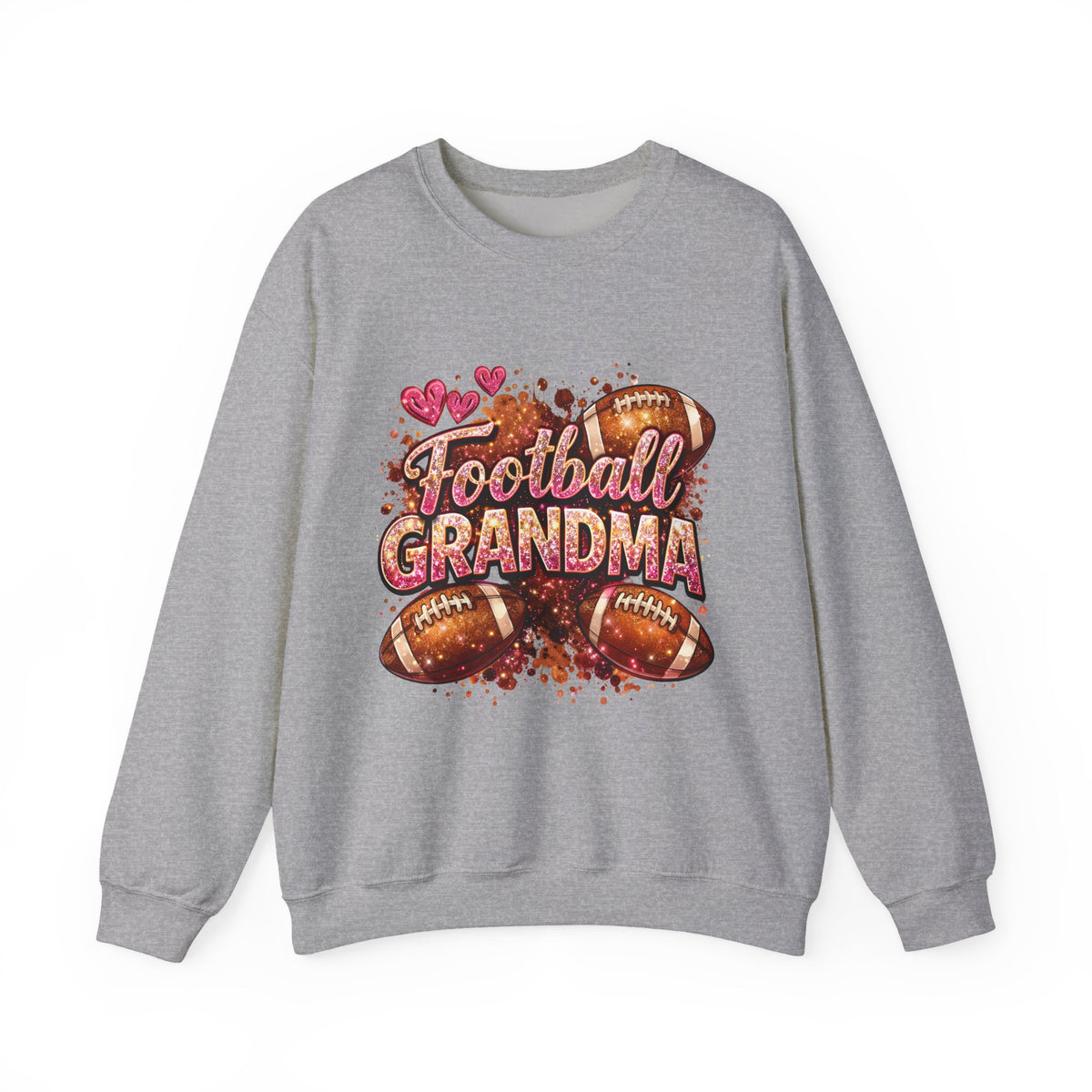 Football Grandma Sweatshirt – Cozy Crewneck for Proud Grandmothers
