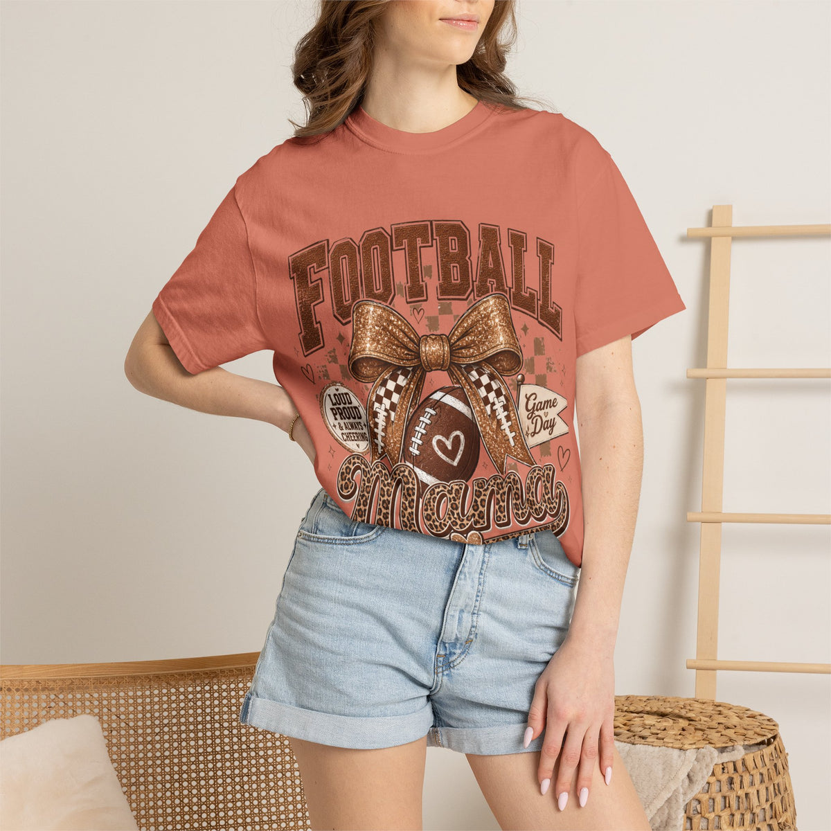 Football Mama T-Shirt – Game Day Mom Graphic Tee