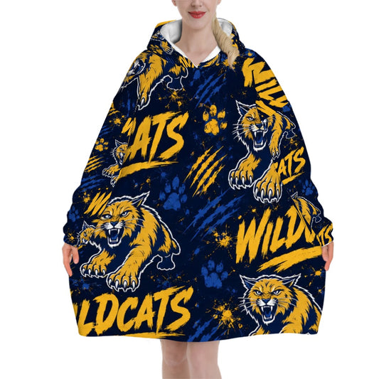Adult Blanket Hoodie Customized to school