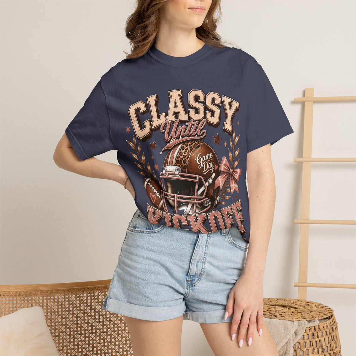 Classy Kickoff Football T-Shirt