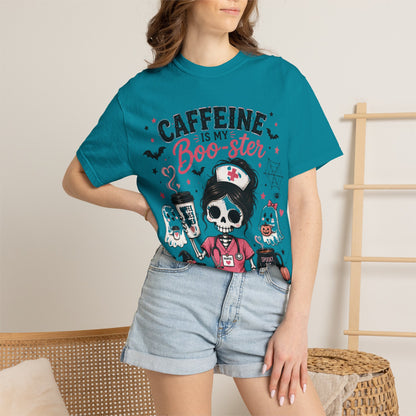 Caffeine Is My Boo-ster Halloween T-Shirt