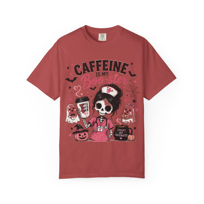 Caffeine Is My Boo-ster Halloween T-Shirt