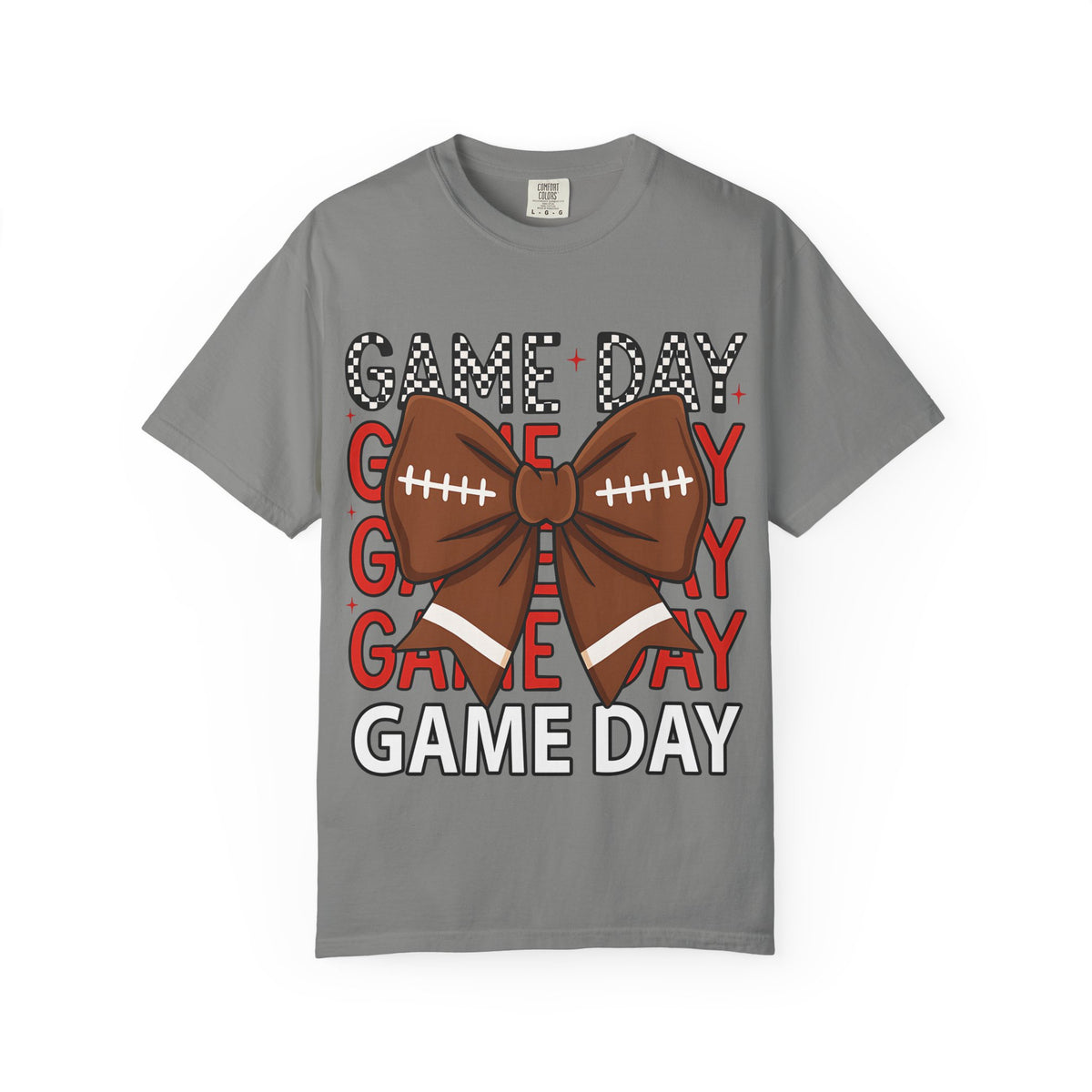 Game Day Football Bow T-Shirt