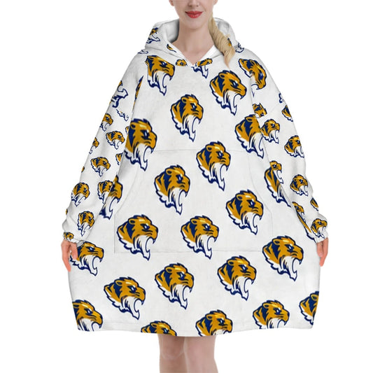Adult Blanket Hoodie Customized to your school