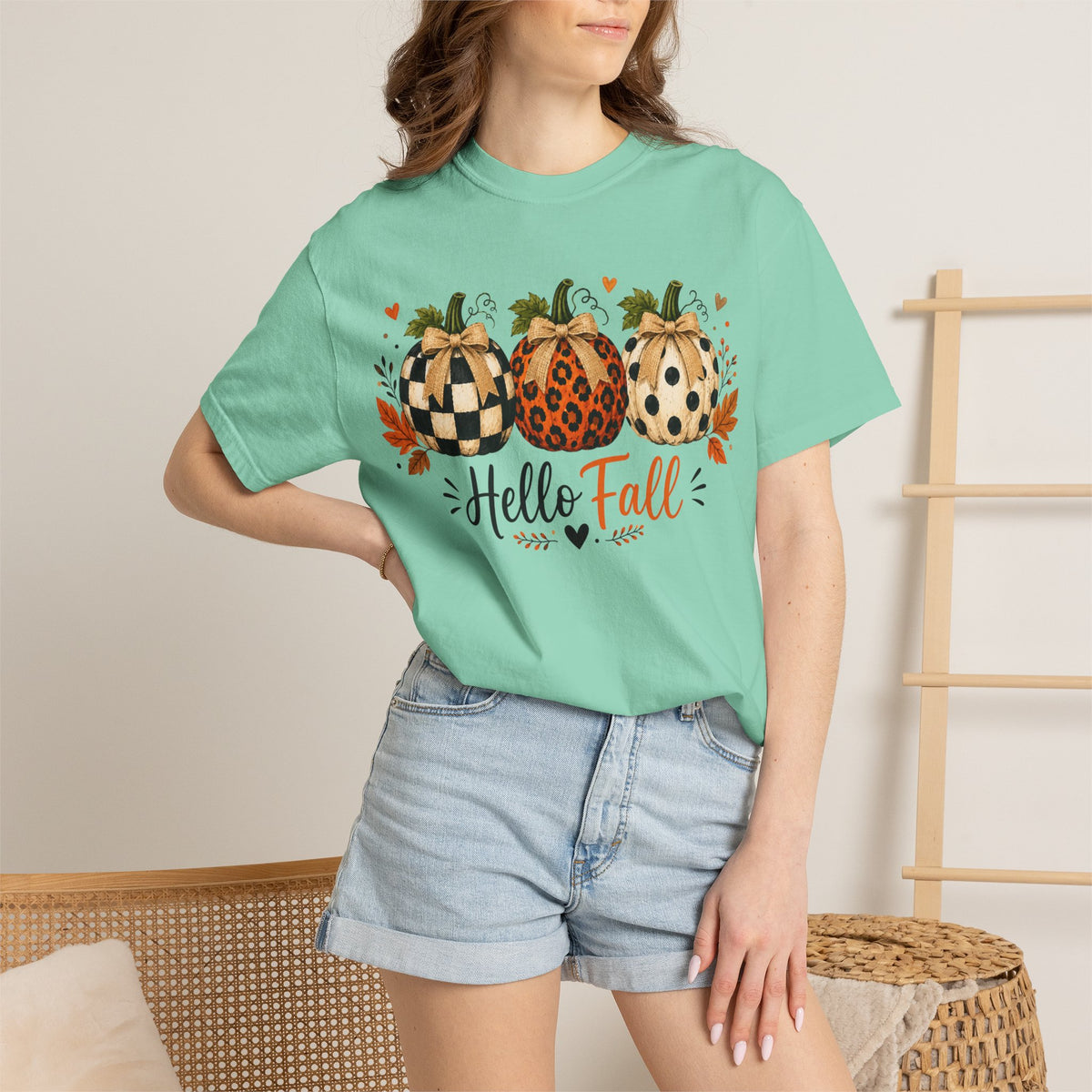 Hello Fall Pumpkin T-Shirt