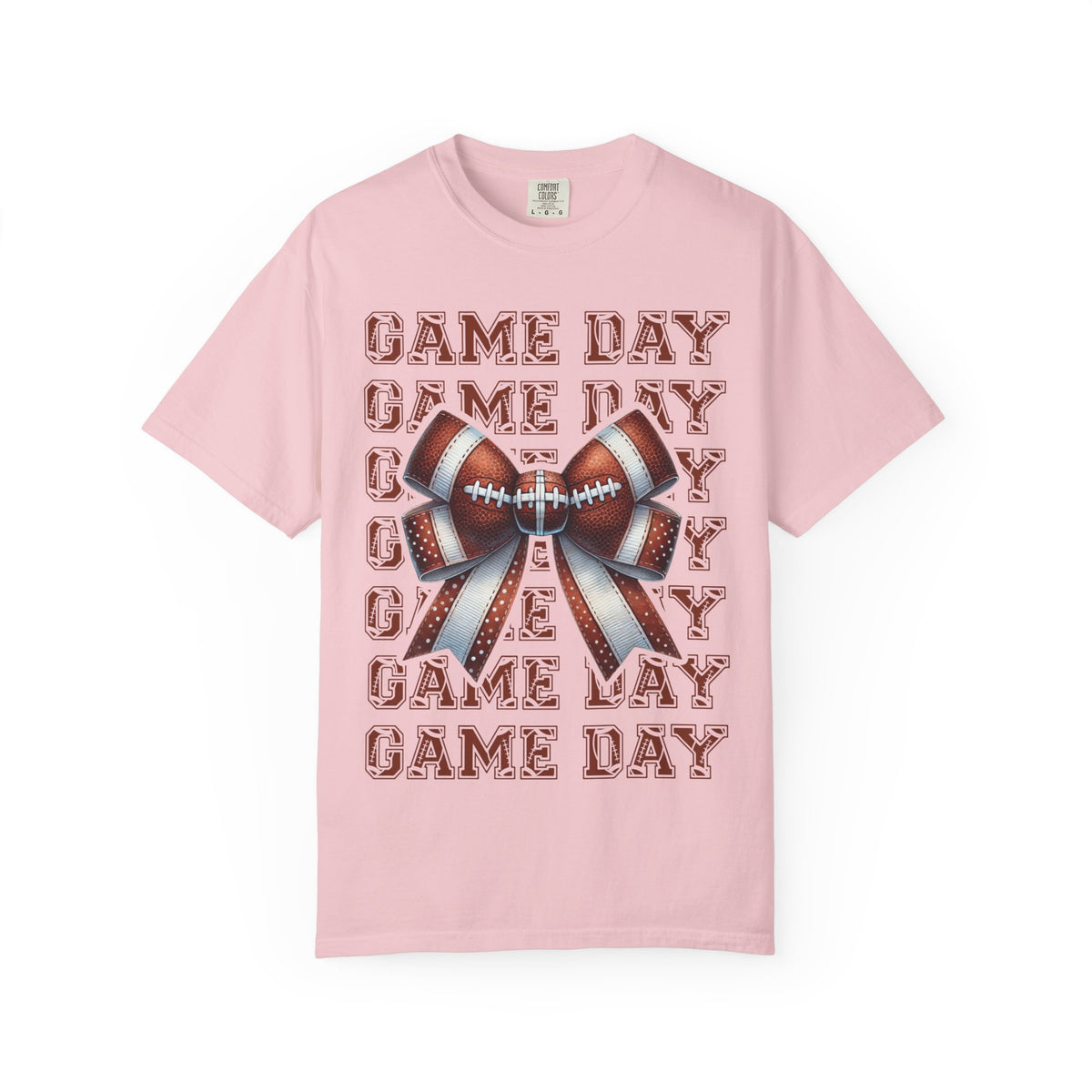 Game Day Football Bow T-Shirt