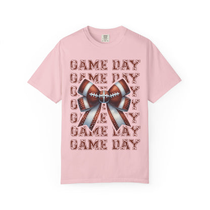 Game Day Football Bow T-Shirt