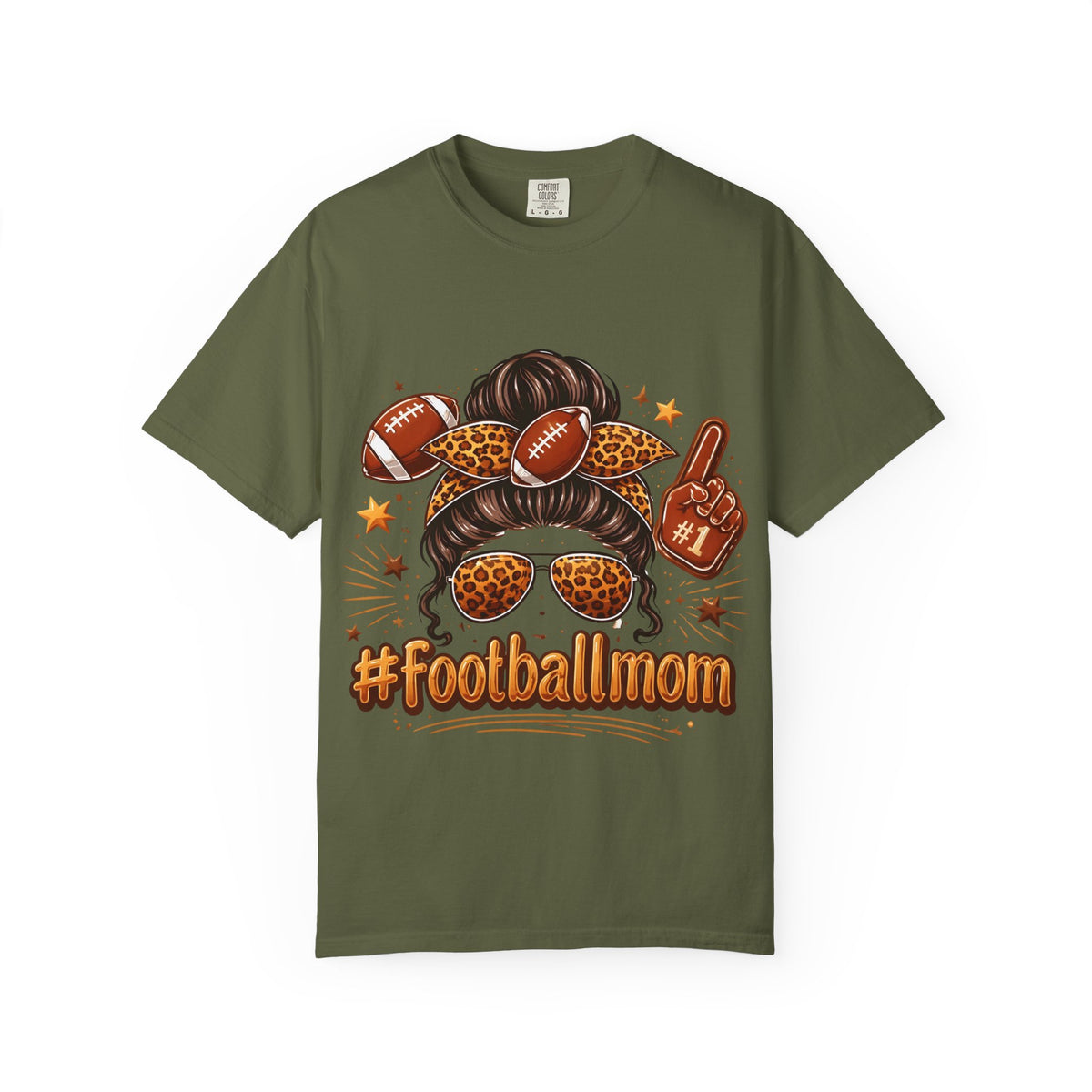 Football Mom T-Shirt — #FootballMom Graphic Tee for Game Day