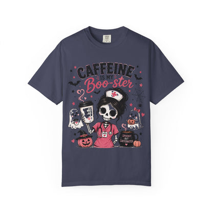 Caffeine Is My Boo-ster Halloween T-Shirt