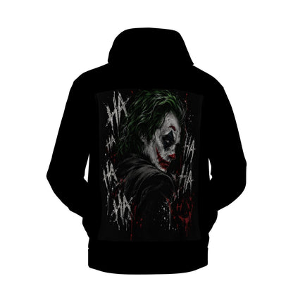 Mens Hoodie with Pockets Customized Services Joker Harley Joker Harley Joker