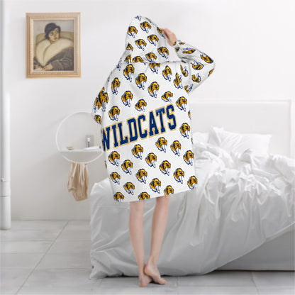 Adult Blanket Hoodie Customized to your school