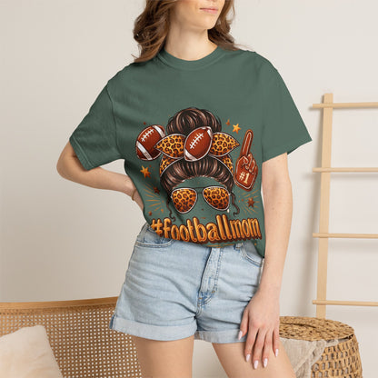 Football Mom T-Shirt — #FootballMom Graphic Tee for Game Day