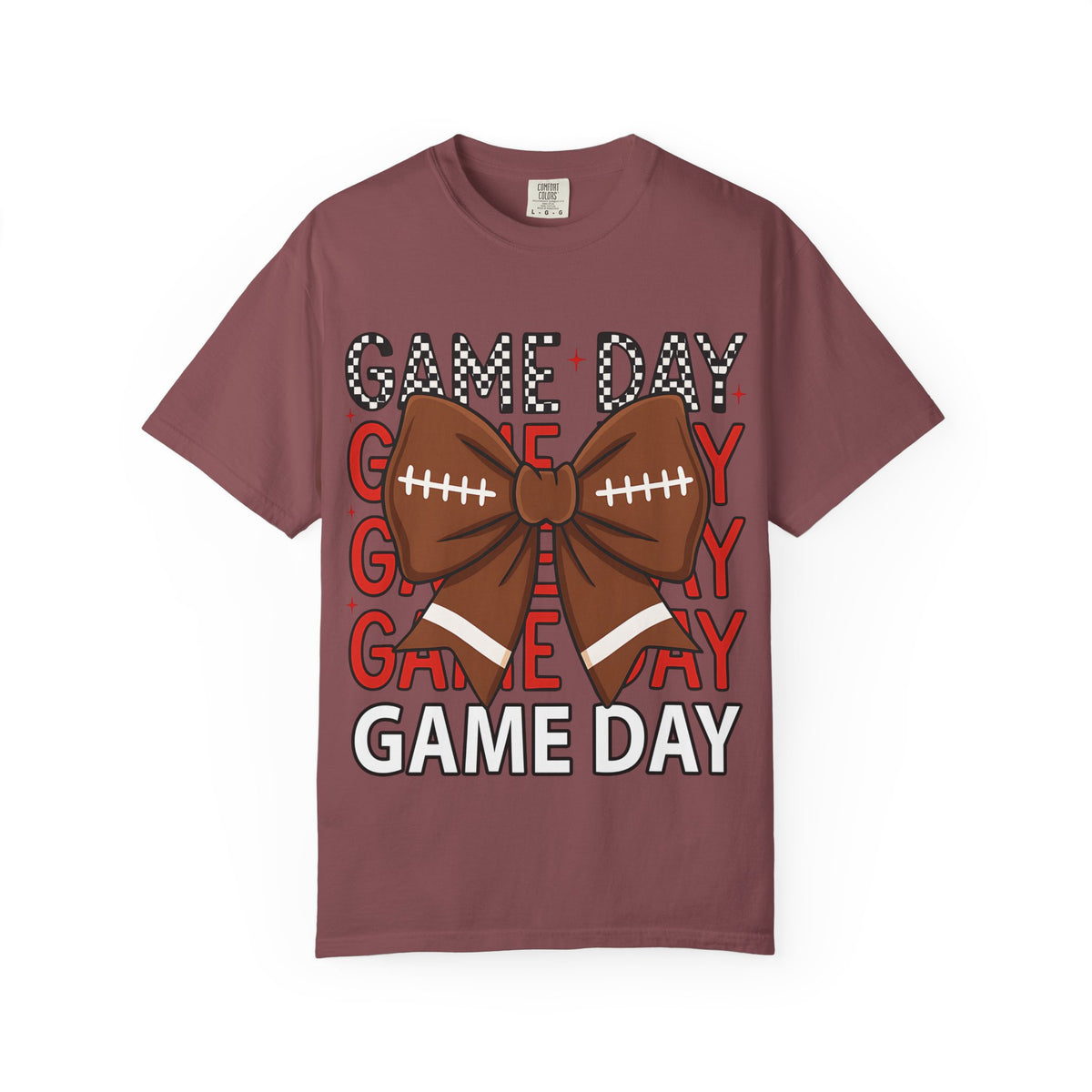 Game Day Football Bow T-Shirt