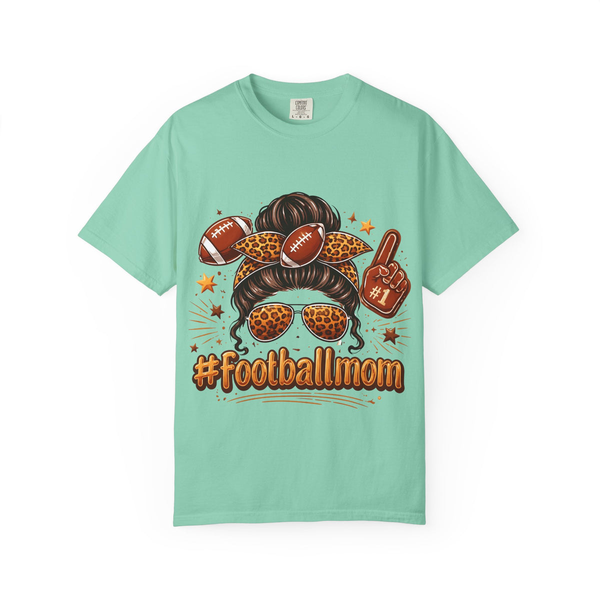 Football Mom T-Shirt — #FootballMom Graphic Tee for Game Day