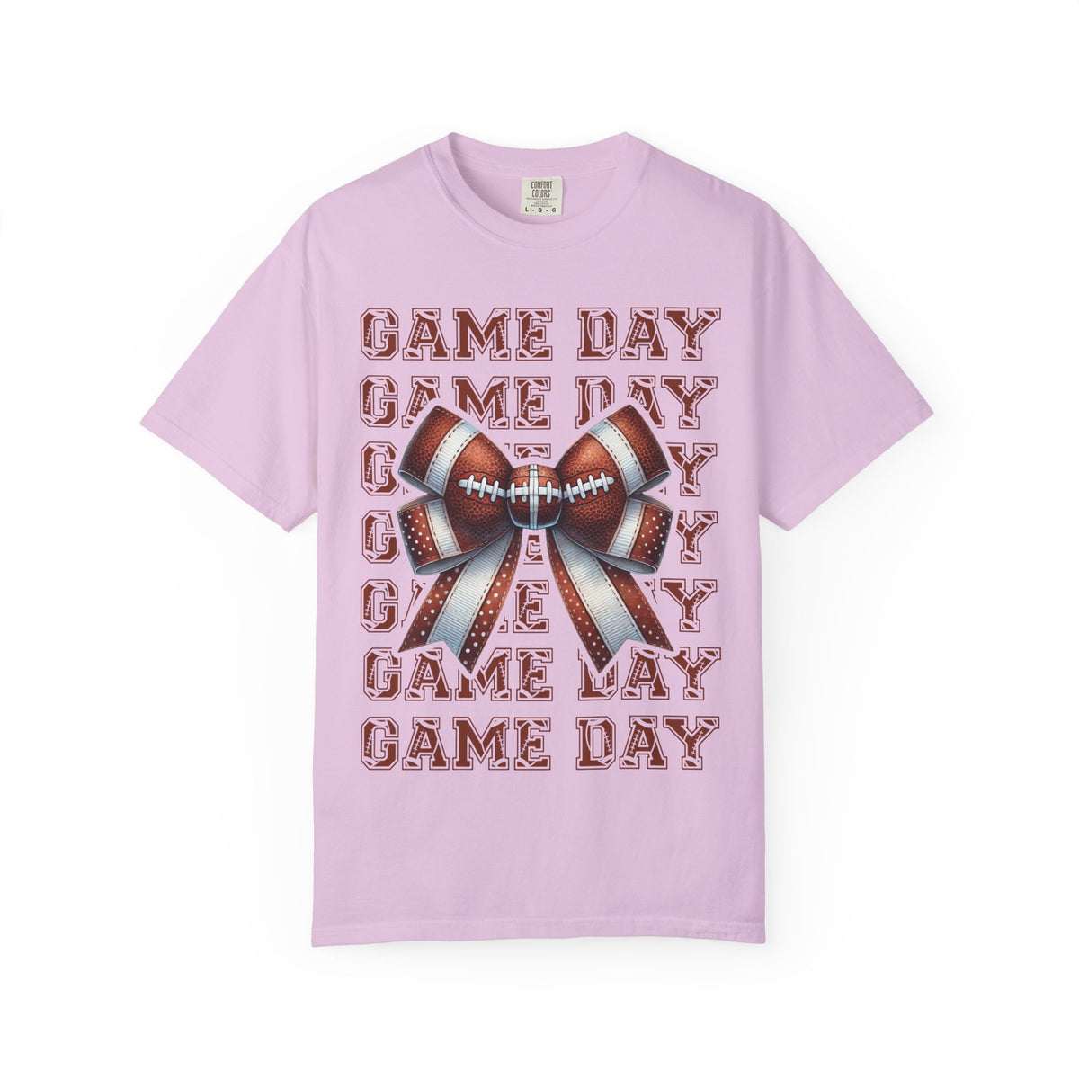 Game Day Football Bow T-Shirt