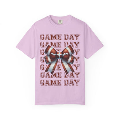 Game Day Football Bow T-Shirt