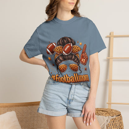 Football Mom T-Shirt — #FootballMom Graphic Tee for Game Day