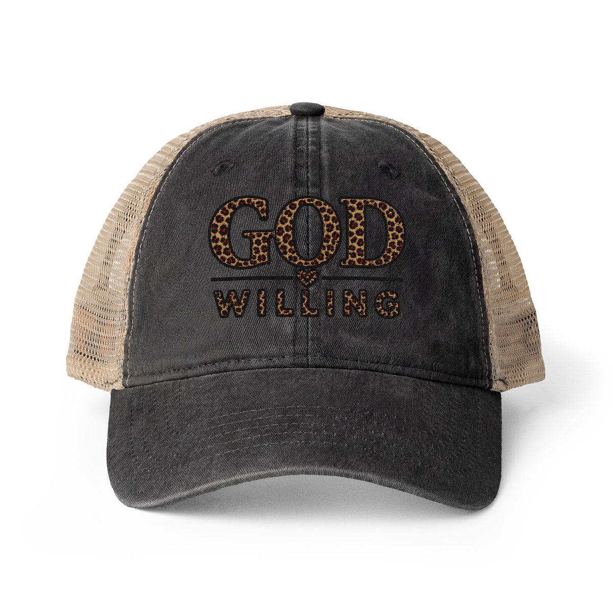 Women's Washed Mesh-Back Cap