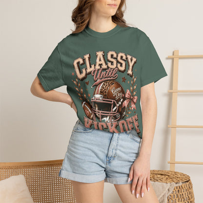 Classy Kickoff Football T-Shirt