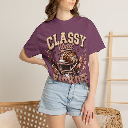 Classy Kickoff Football T-Shirt