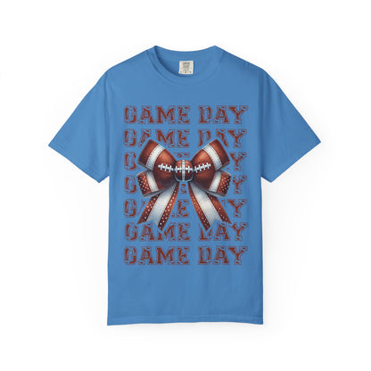 Game Day Football Bow T-Shirt