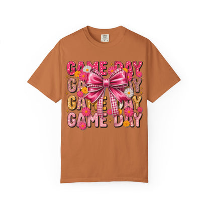 Game Day T-Shirt — Pink Bow Cheer Graphic Tee
