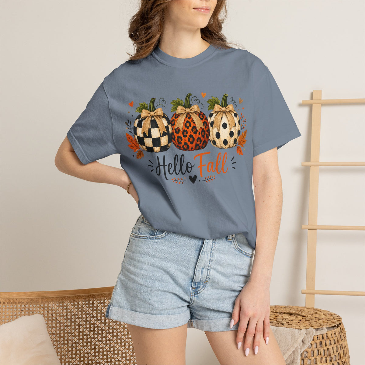 Hello Fall Pumpkin T-Shirt