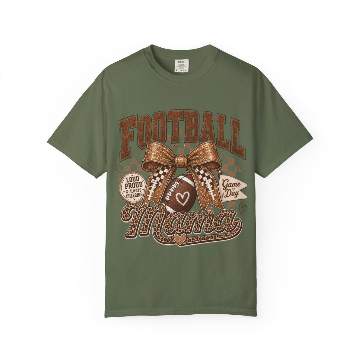 Football Mama T-Shirt – Game Day Mom Graphic Tee