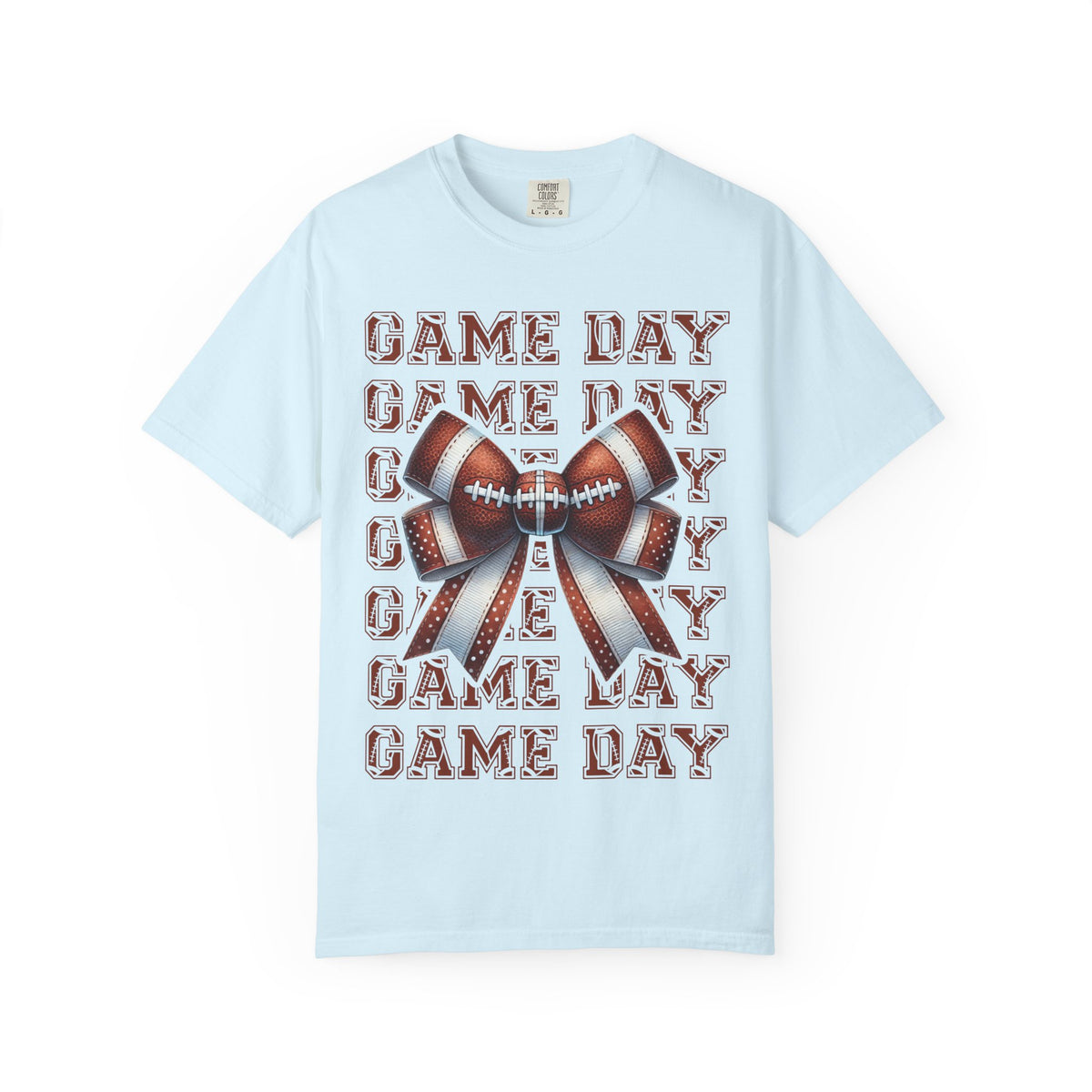 Game Day Football Bow T-Shirt