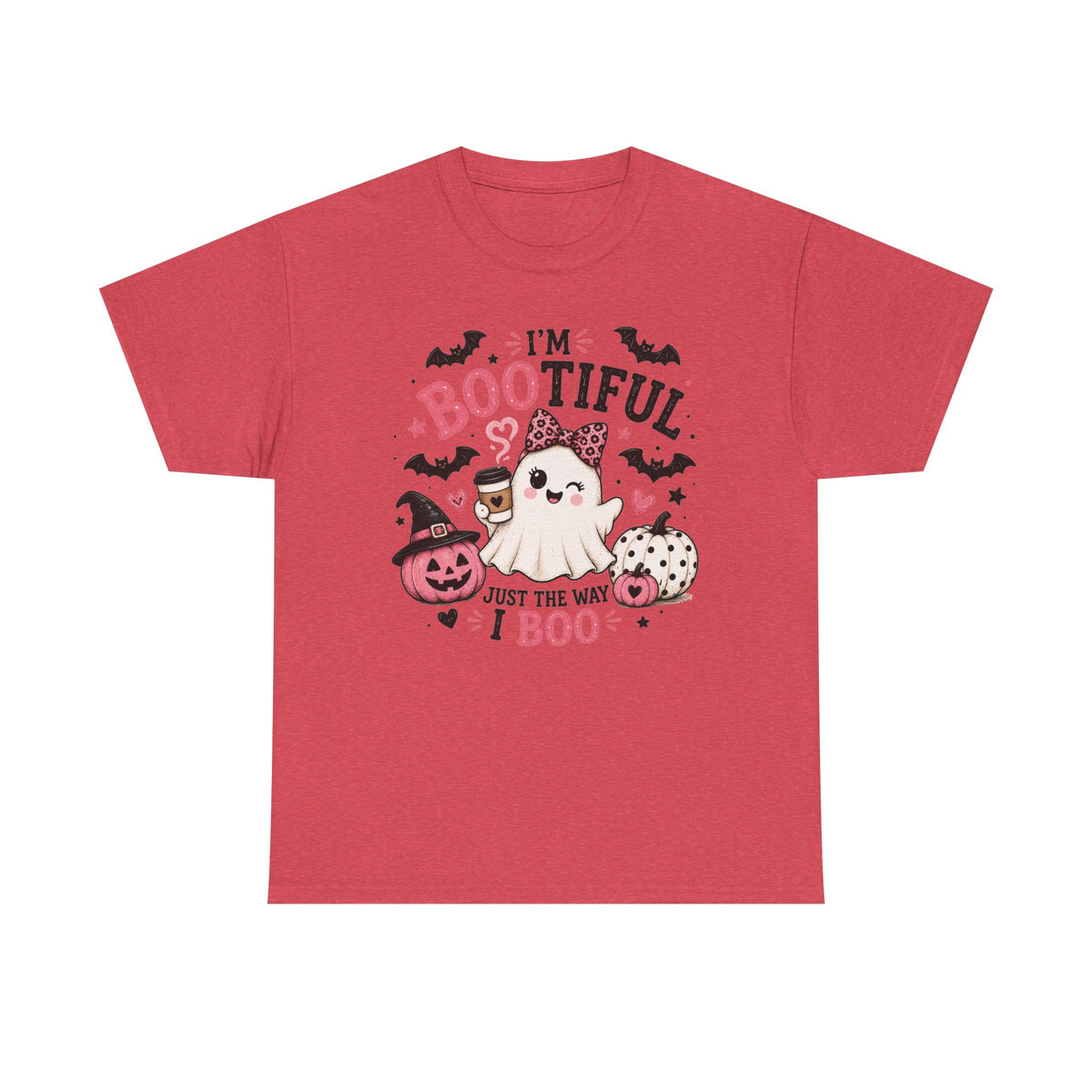 I’m Bootiful Ghost Tee — Cute Halloween Boo Shirt (“Just the Way I Boo”)