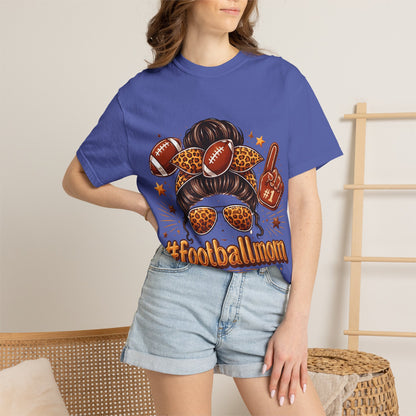 Football Mom T-Shirt — #FootballMom Graphic Tee for Game Day