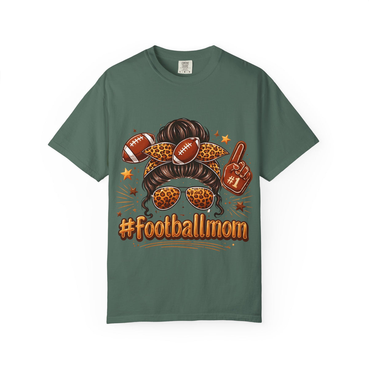Football Mom T-Shirt — #FootballMom Graphic Tee for Game Day